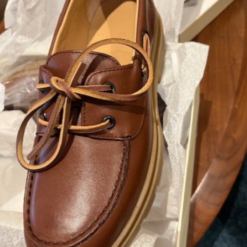 M. Gemi Ancora loafer, saddle, 38.5, NWT